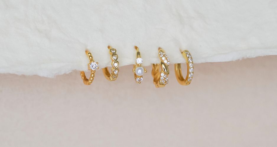 huggie earrings for sensitive ears, huggie hoops