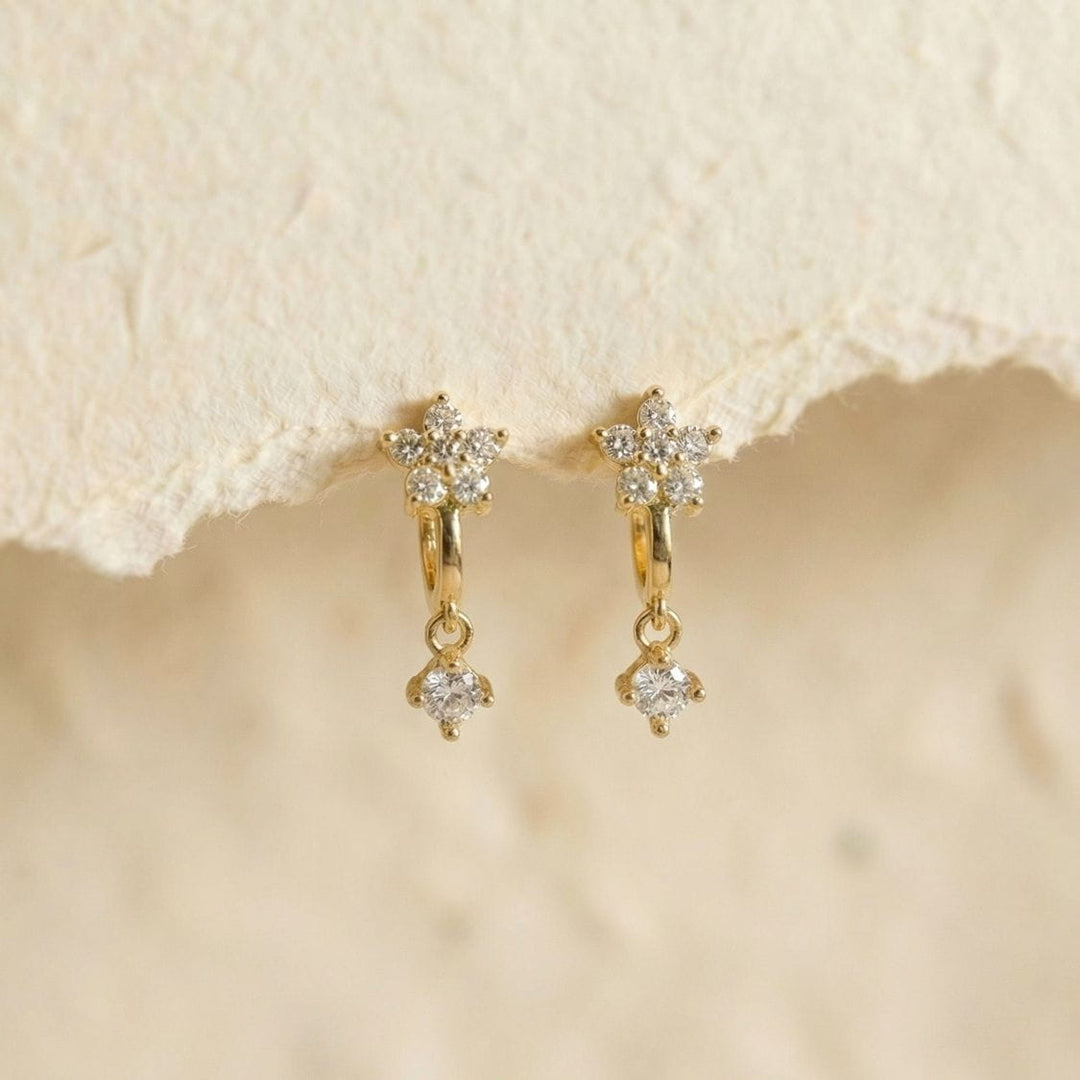flower earrings