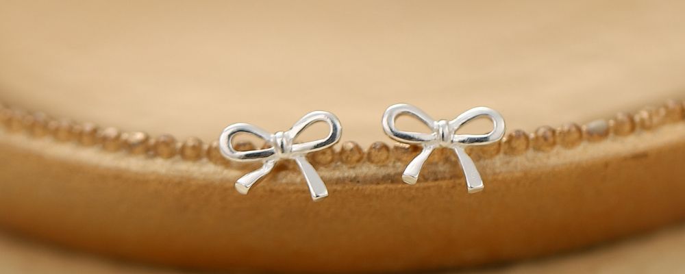 sterling silver stud earrings