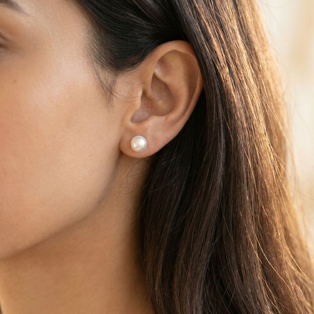Seraphina 2-in-1 Pearl Drop Earrings Silver