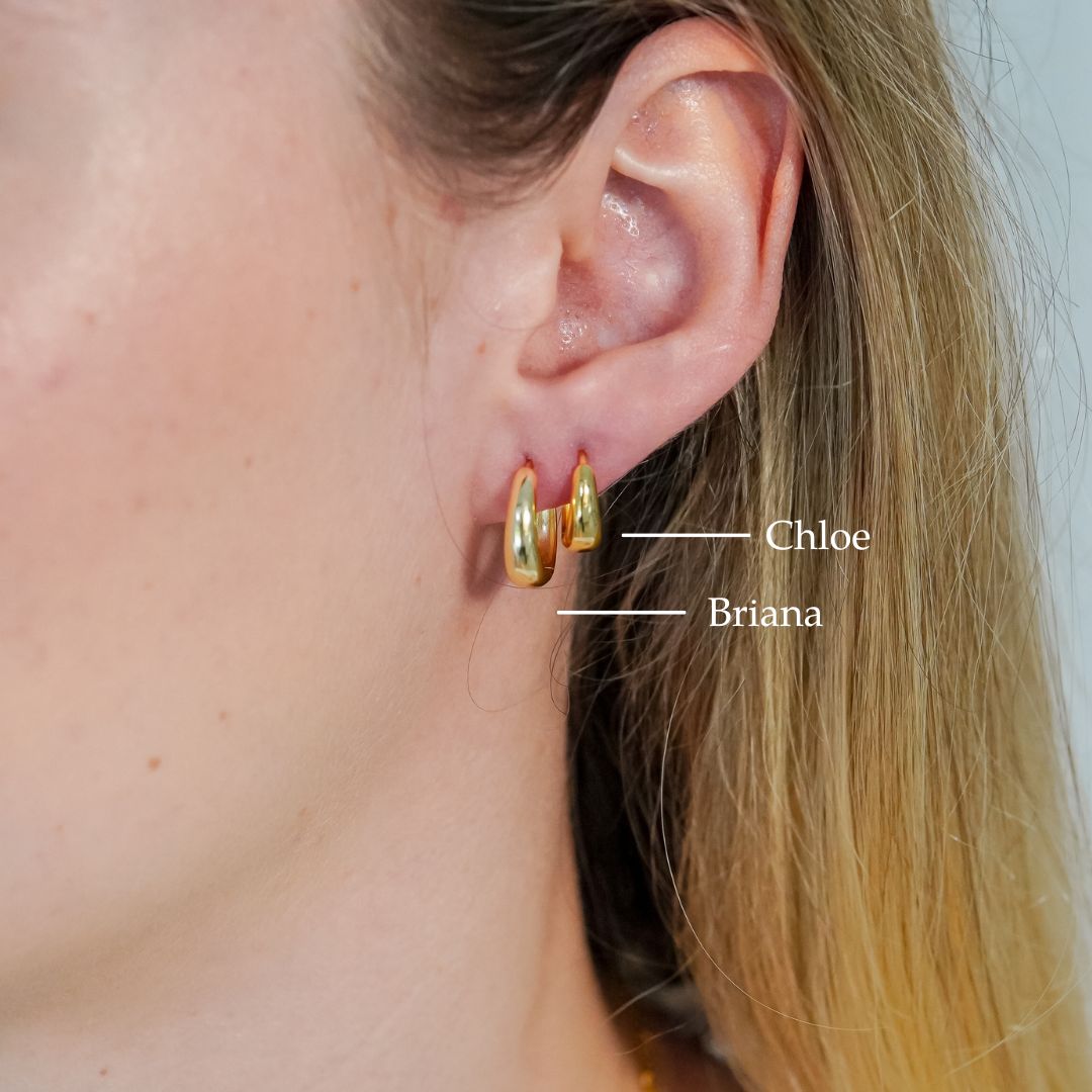 Chloe Gold Huggie Earrings
