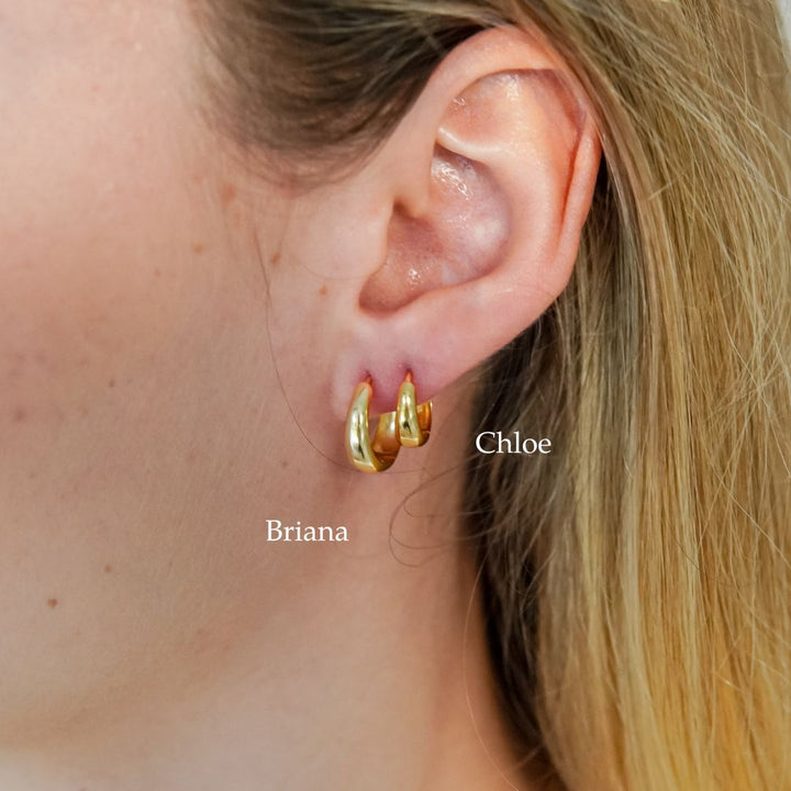 Chloe Gold Huggie Earrings