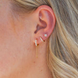 Flora Stud Earrings Silver