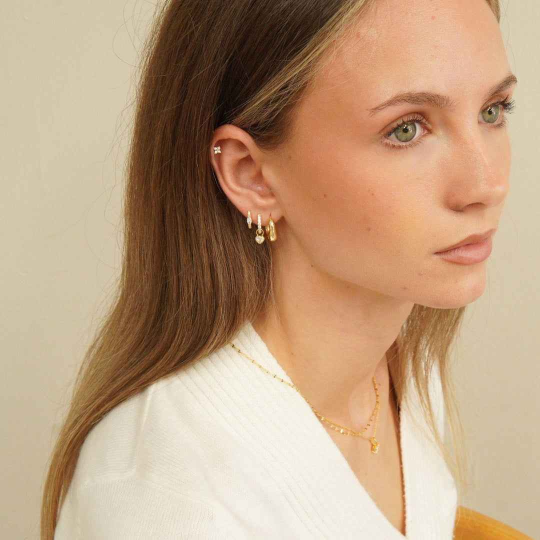 Briana Gold Huggie Earrings