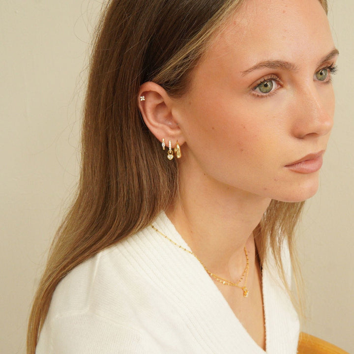 Briana Gold Huggie Earrings