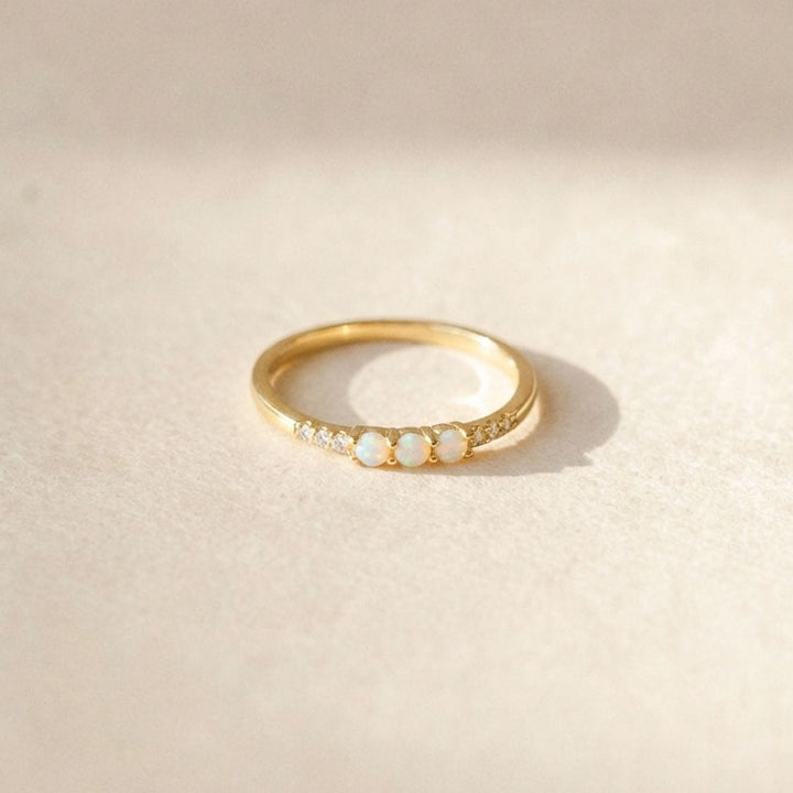 Alina Triple Opal Ring