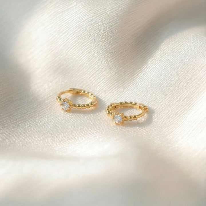 Bella Gold Huggie Earrings