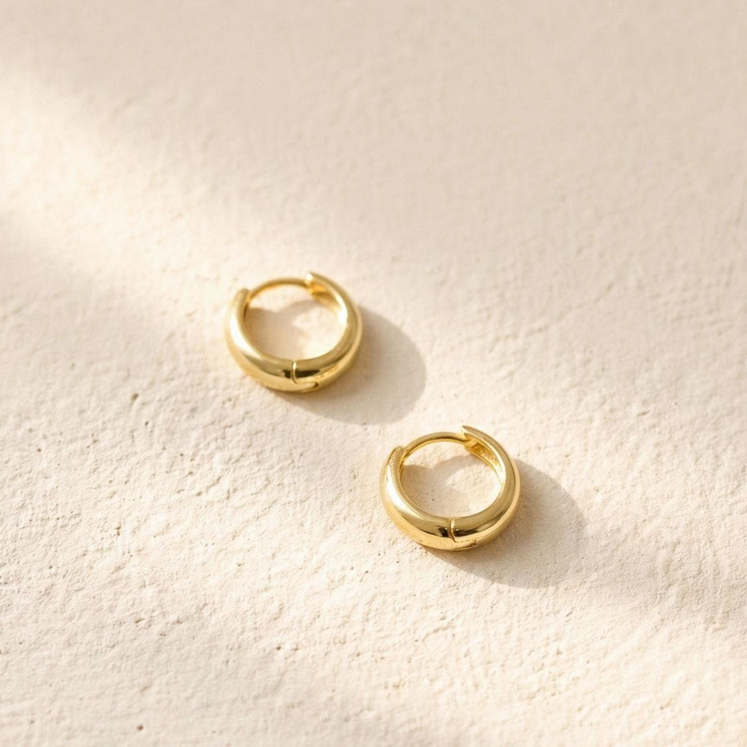 Briana Gold Huggie Earrings