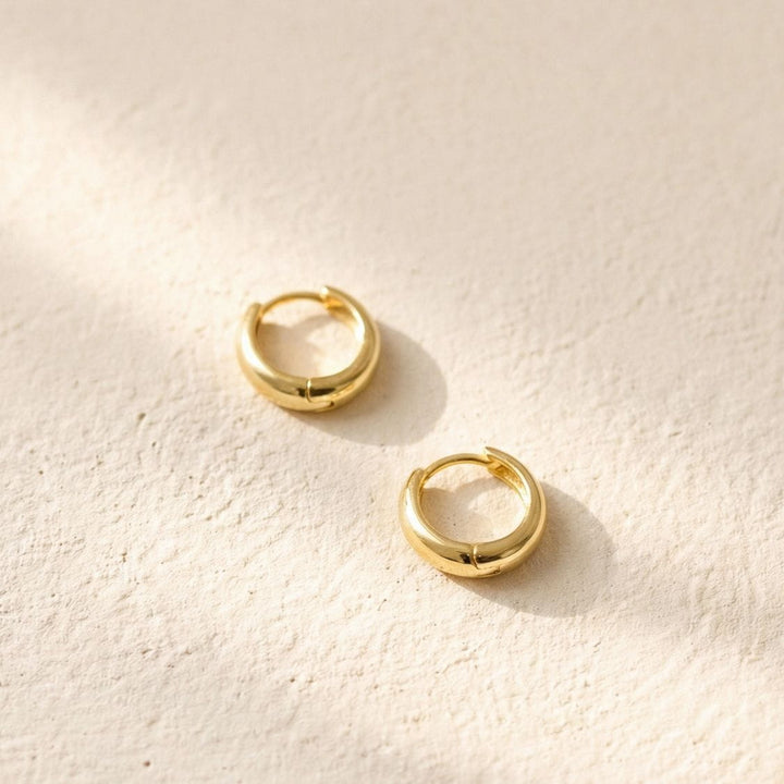 Briana Gold Huggie Earrings