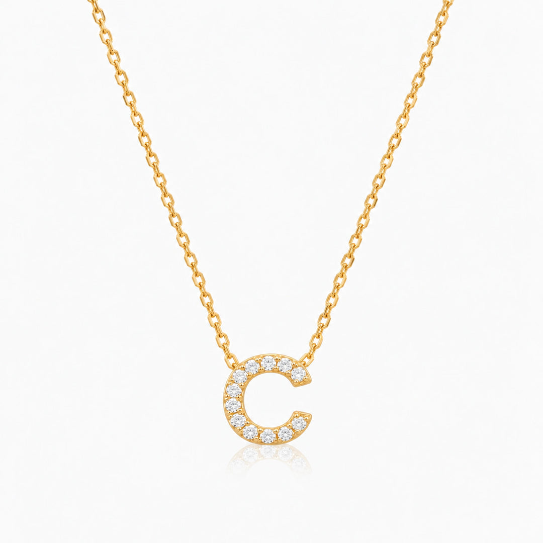 Dainty Initial Necklace