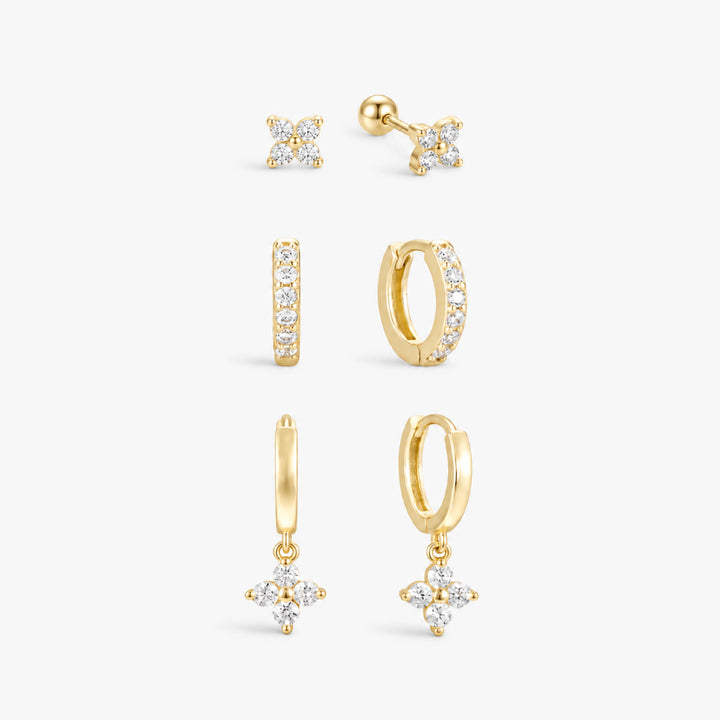 Everyday Sparkle Trio Set Gold