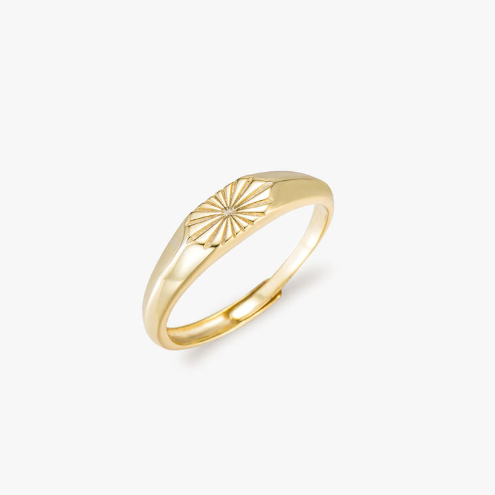 Diana Gold Sunrise Ring