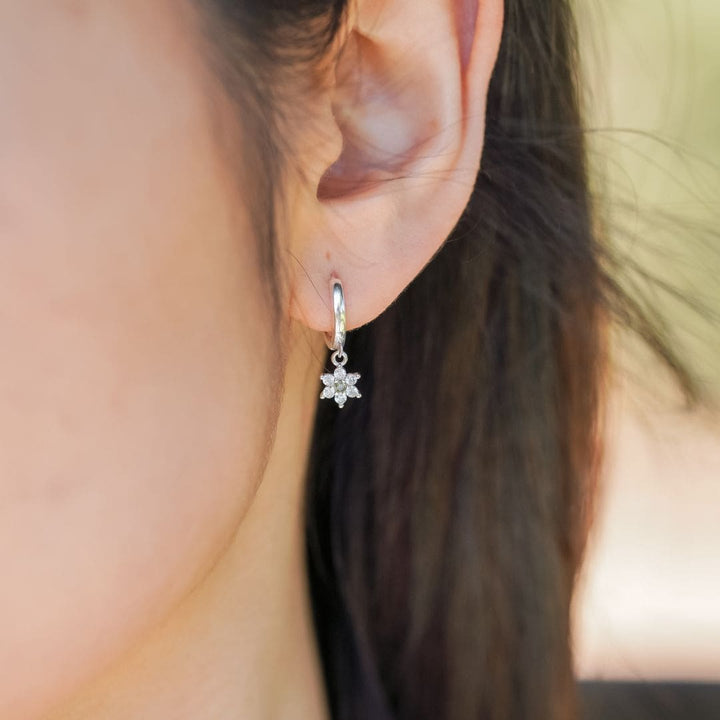 Bloom Into You Earring & Necklace Set Silver