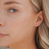 Elena Pave Star Stud Earrings