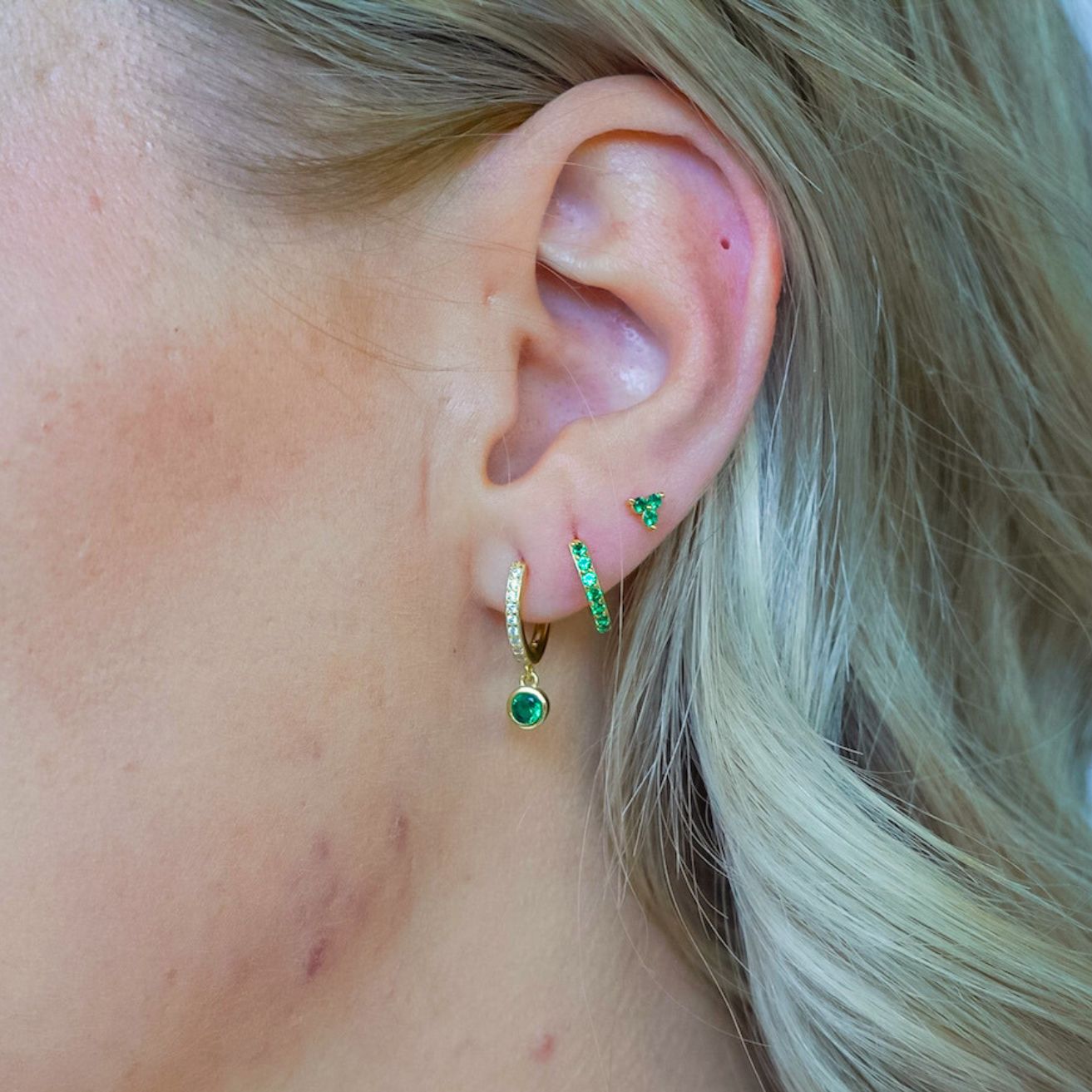 Emerald ear stack