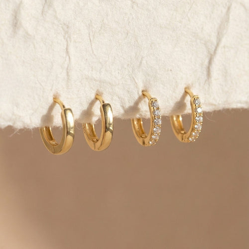 Everyday Essential Huggie Set Gold