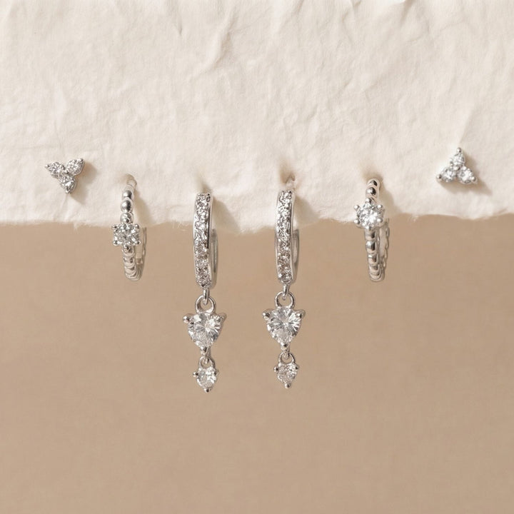 Everyday Sparkle Trio Set Silver