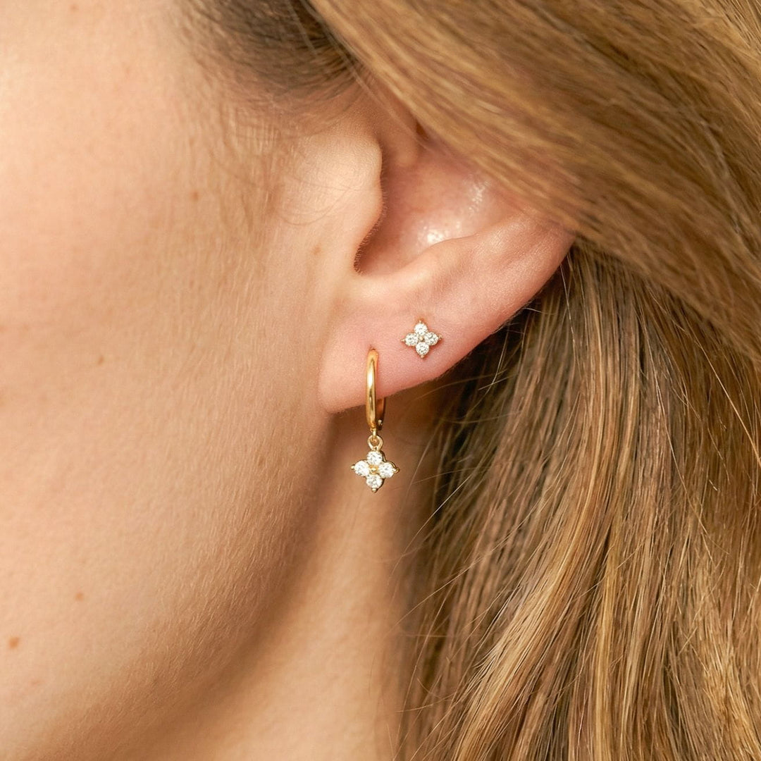 Flora Earring Set Gold