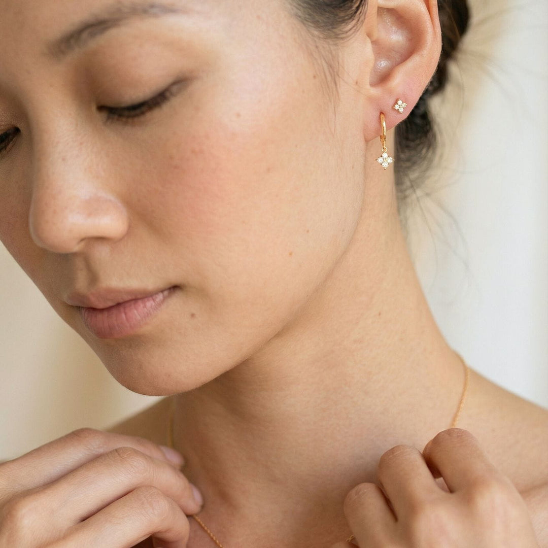 Flora Earring Set Gold