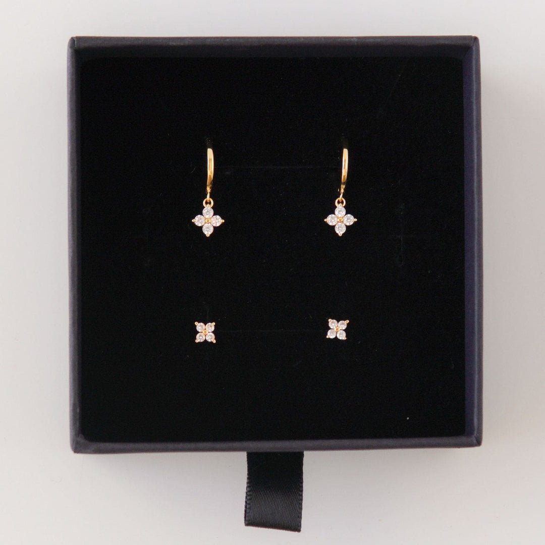 Flora Earring Set Gold
