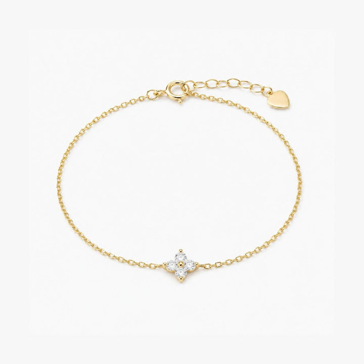 Flora Gold Flower Bracelet