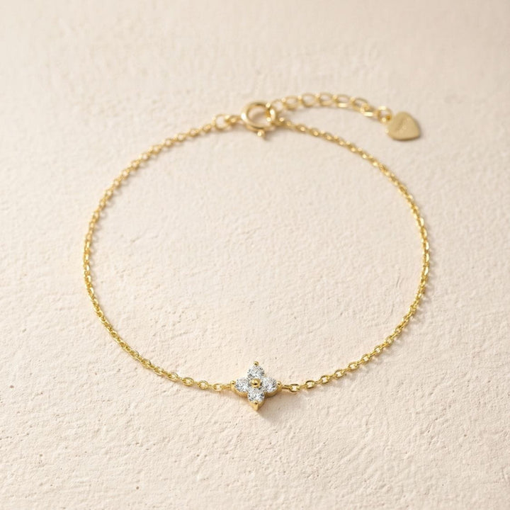 Flora Gold Flower Bracelet