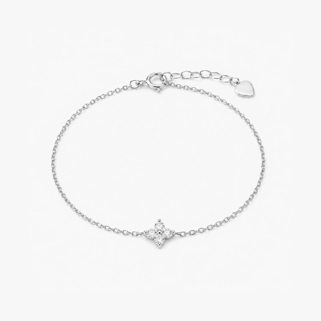 Flora Silver Flower Bracelet