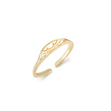 Diana Sunrise Sculpture Verstellbarer Ring Gold