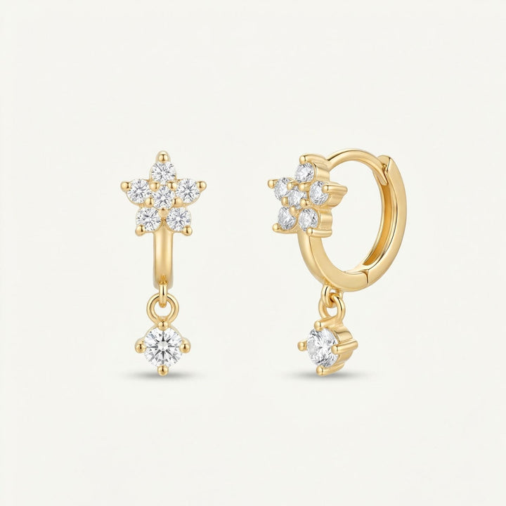 Josie Floral Harmony Drop Earrings