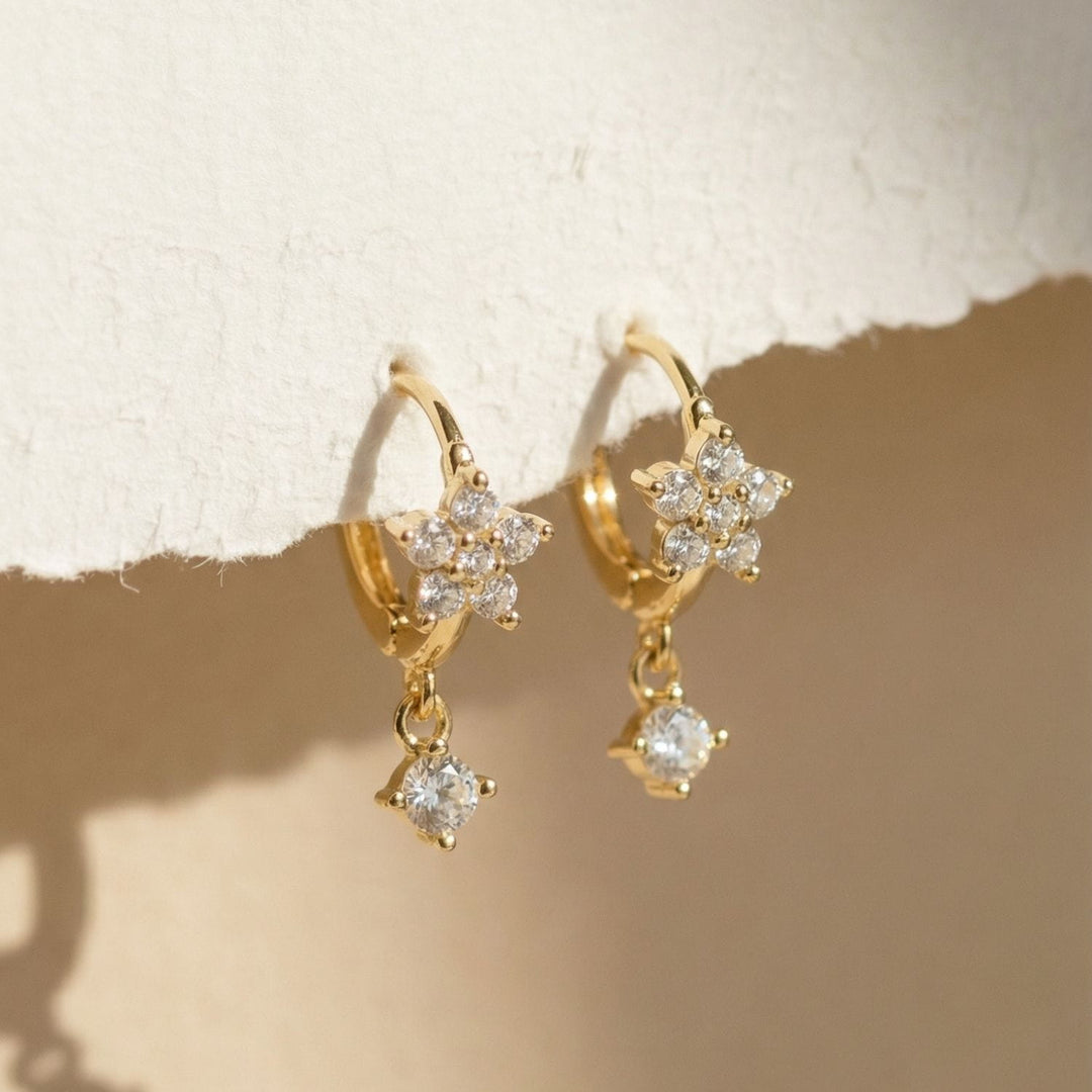 Josie Floral Harmony Drop Earrings