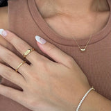 Justierbarer Ring Jupiter Minimalist Starlight Gold