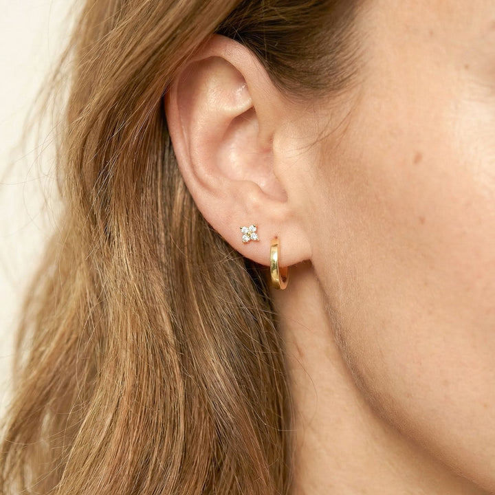 Leo Gold Hoop Earrings