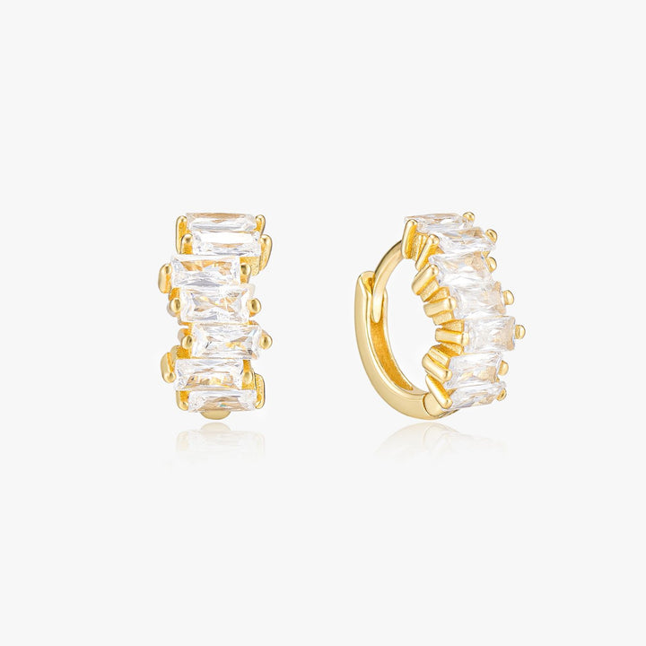 Leyla Gold Chunky Hoop Earrings
