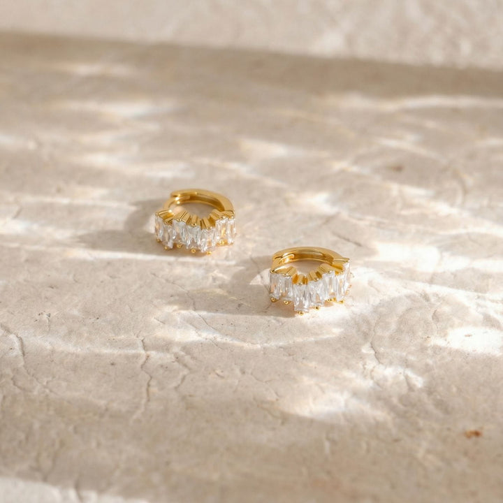 Leyla Gold Chunky Hoop Earrings