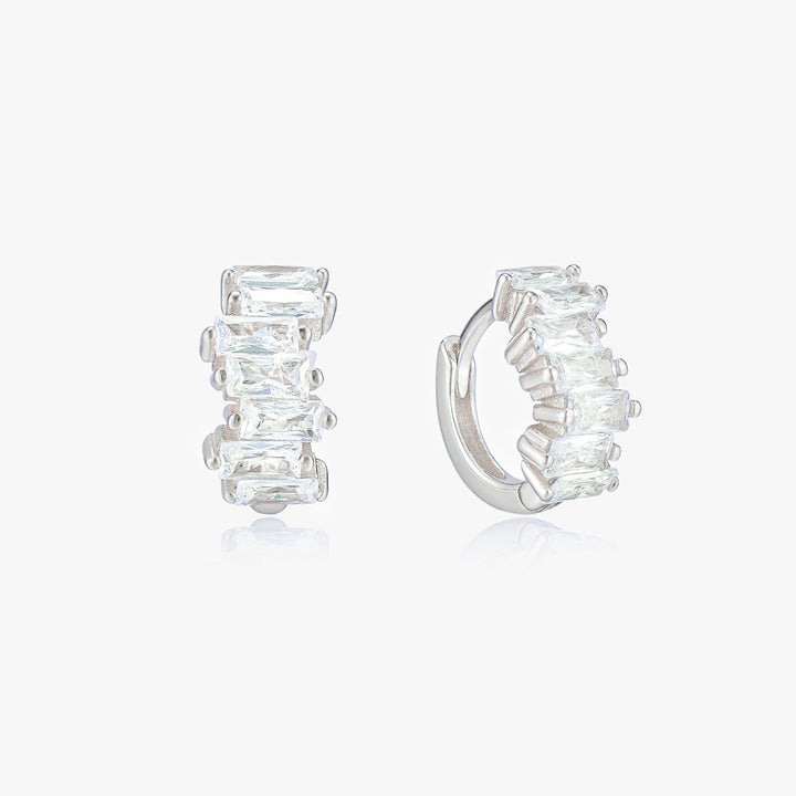 Leyla Silver Chunky Hoop Earrings