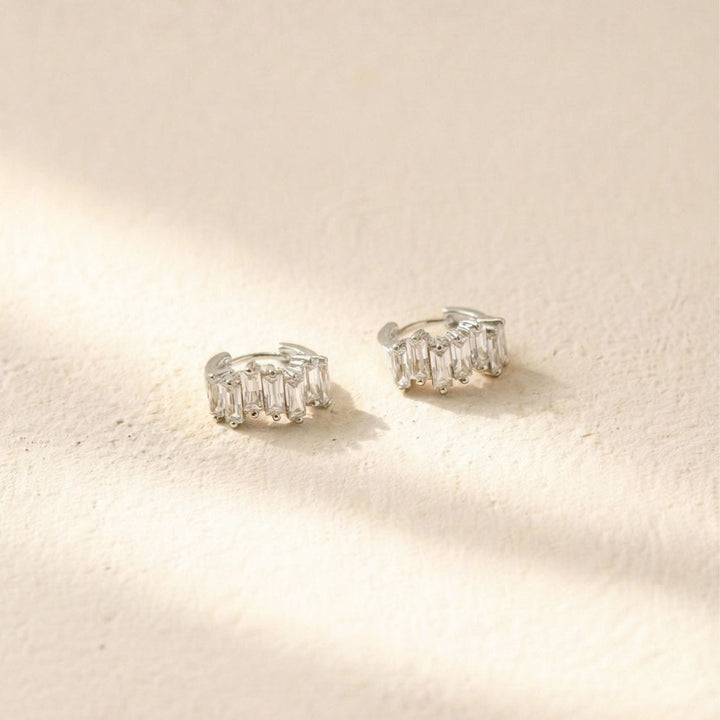 Leyla Silver Chunky Hoop Earrings