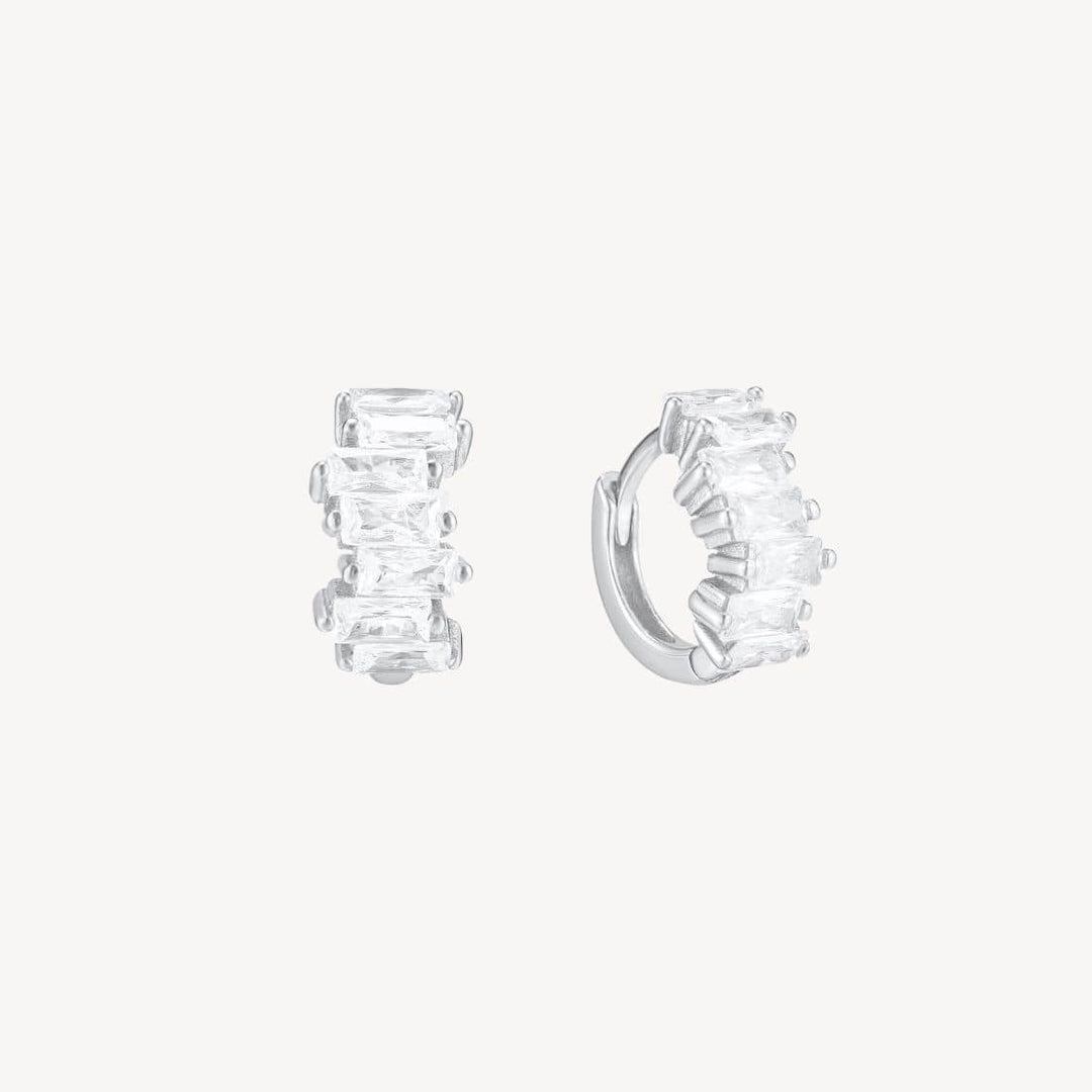 Leyla Silver Chunky Hoop Earrings