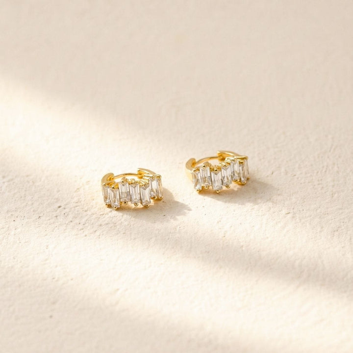 Leyla Gold Chunky Hoop Earrings