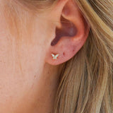 Lydia Butterfly Stud Earrings