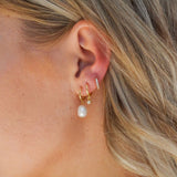 Margaux Pearl  Earring Stack Gold