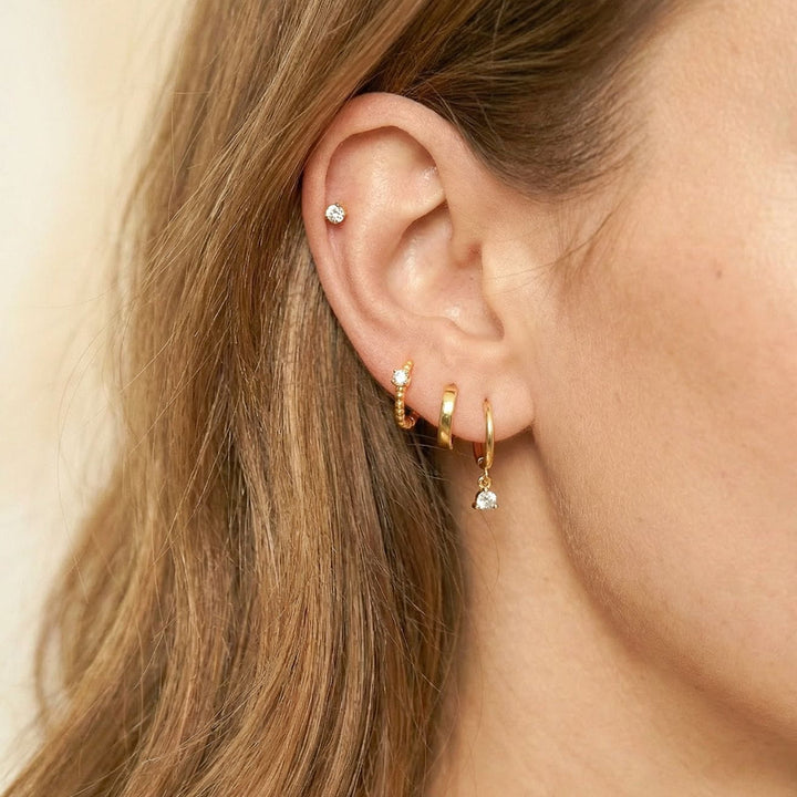 Ella Gold Huggie Earrings