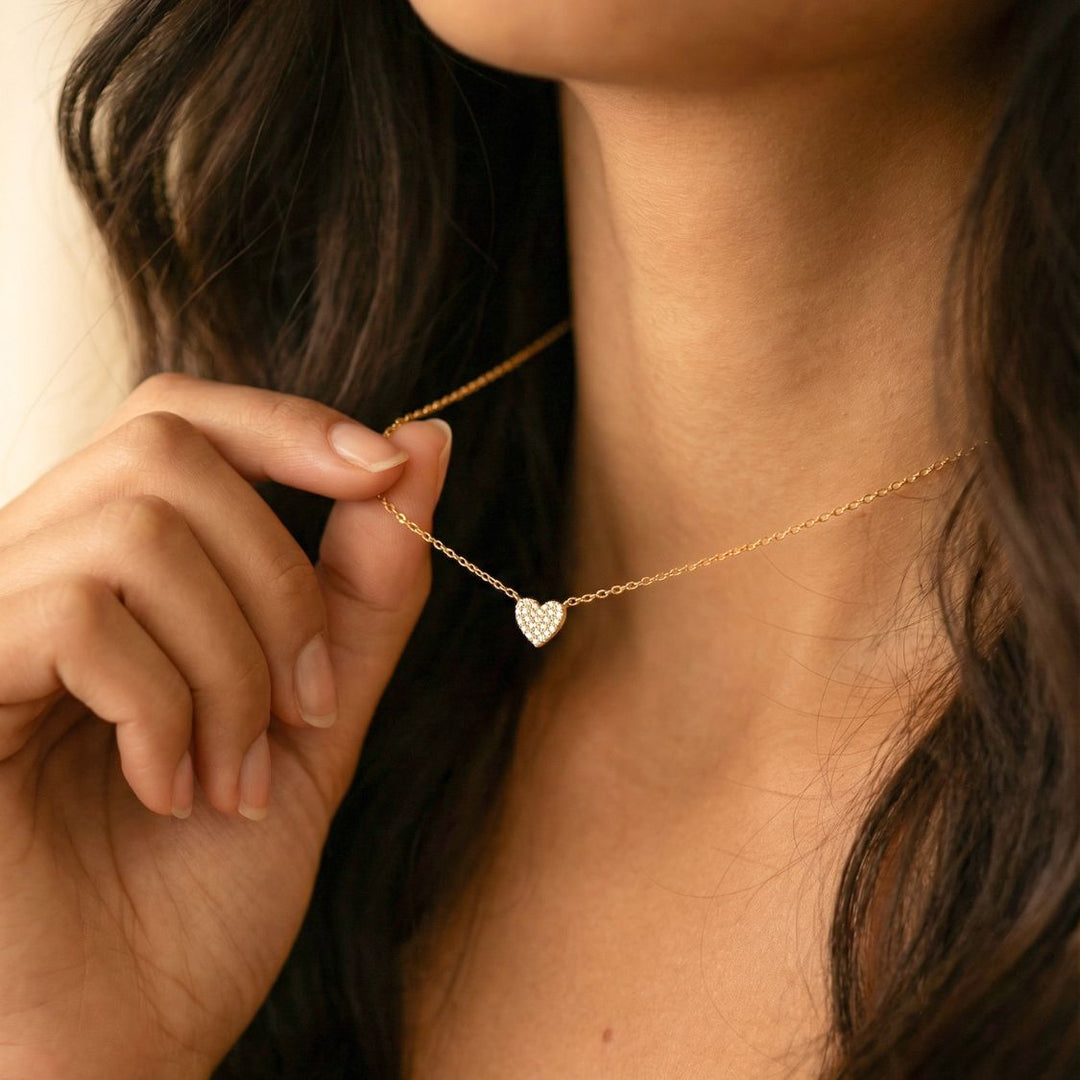 MiraDaintyHeartNecklace