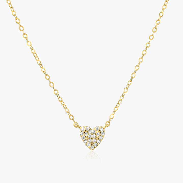 Mira Gold Heart Necklace