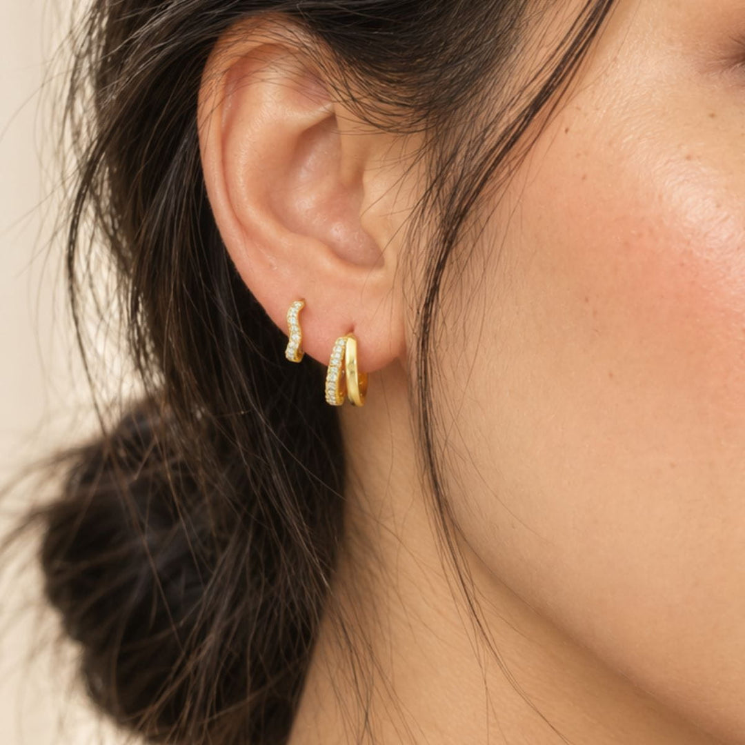 Modern Sparkle Duo Set Gold