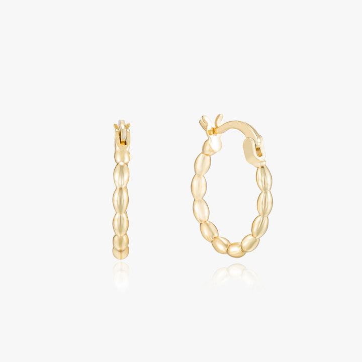 Myra Bubble Ball Creolen Mittelgold