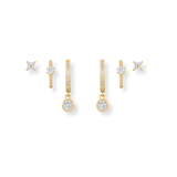 Niomi Sparkly Earring Stack Gold