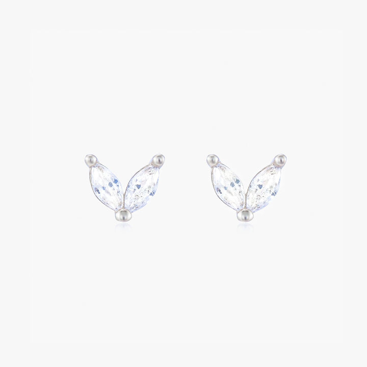 Rylee Silver Butterfly Stud Earrings