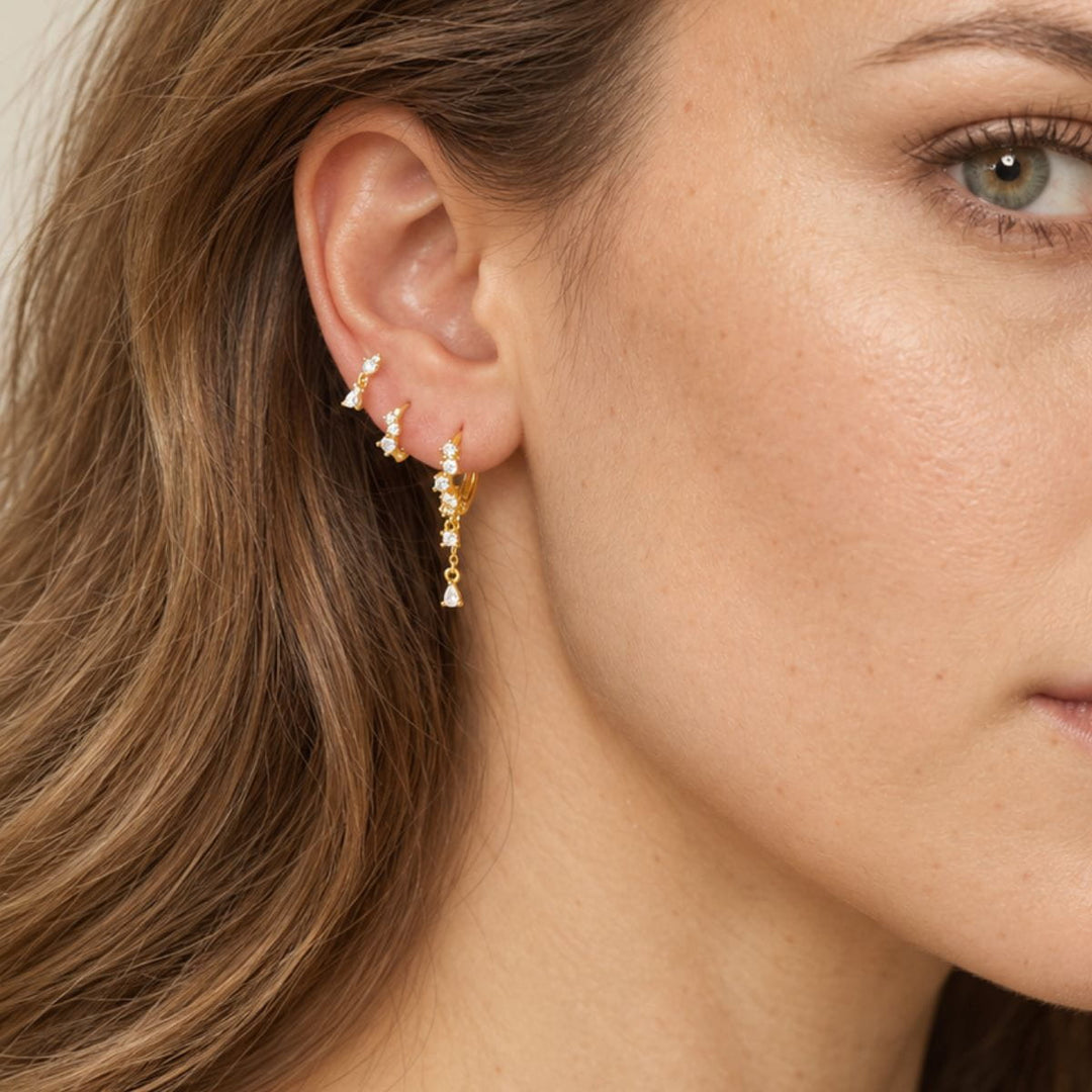 Signature Floral Trio Set Gold