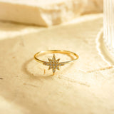 Signe Starburst Ring Gold
