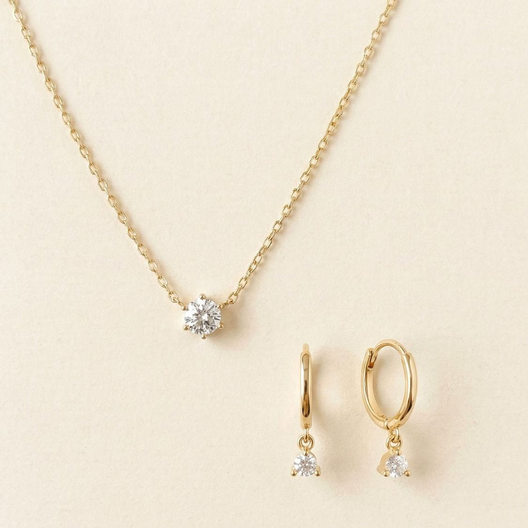 Solitaire Jewellery Set
